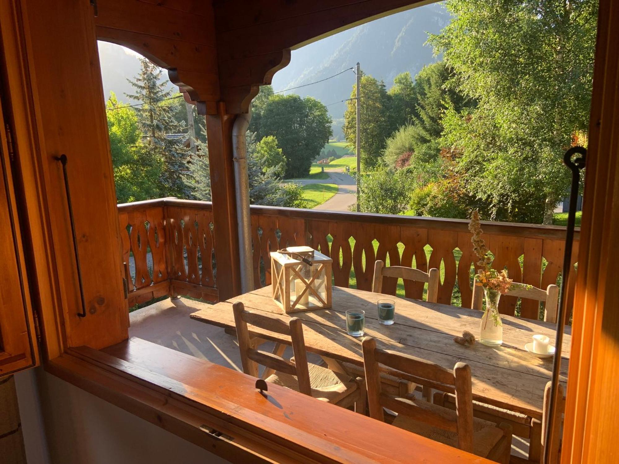 Chalet Chez Maurice Vacheresse Bagian luar foto